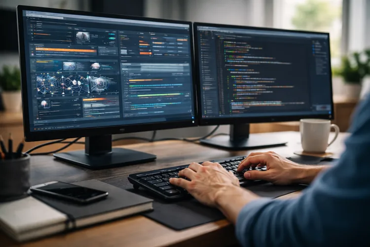cybersecurity-vs-softverove-inzinierstvo-pracovisko-dva-monitory-sk-SK-750x500.webp