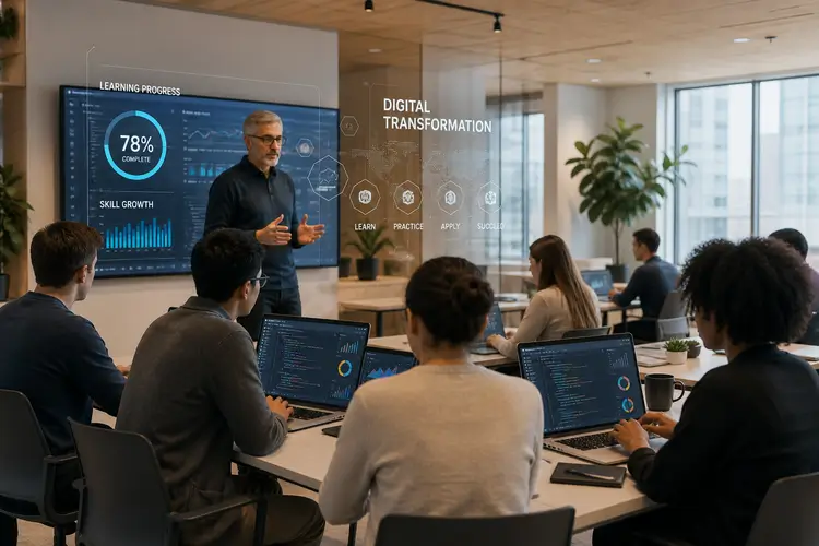 formation-tech-employes-codage-analyse-donnees-bureau-moderne.webp