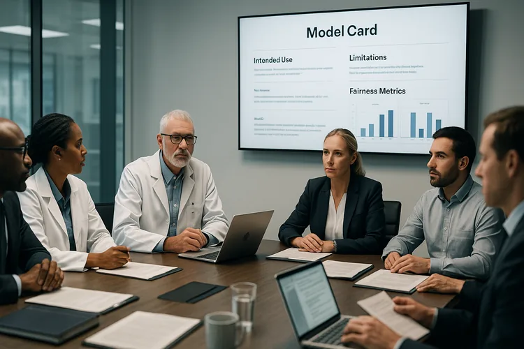 healthcare-ml-model-governance-model-card-meeting_750x500.webp