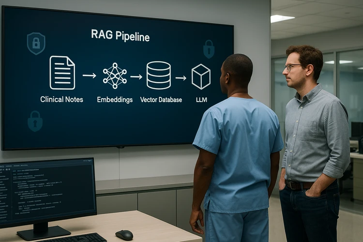 HIPAA-Safe RAG Pipelines for Clinical Notes in Python