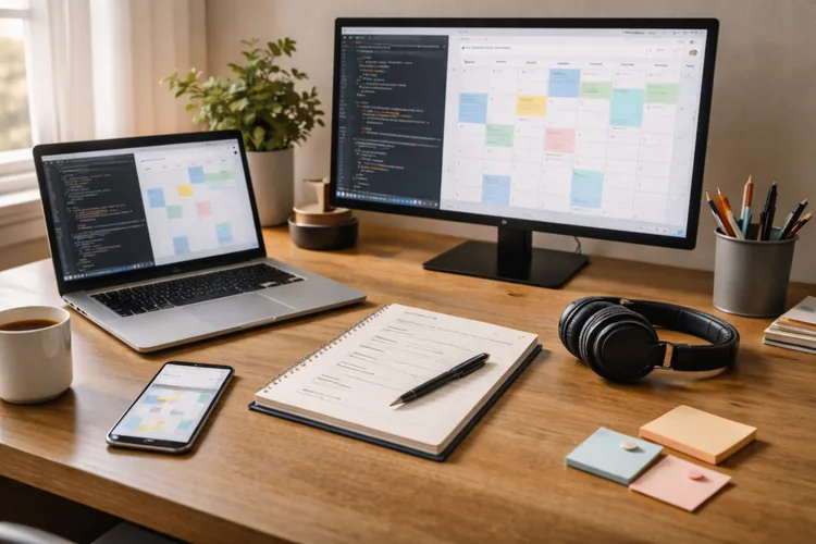 study-plans-busy-professionals-2026-home-workspace-laptop-monitor-study-blocks-750x500.webp